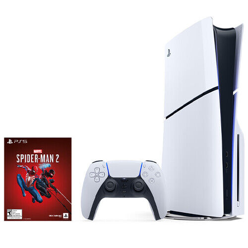 Buy Sony PlayStation 5 (PS5) + Marvel's Spider-Man 2 from £579.00 (Today) –  Best Deals on