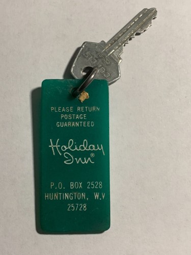 Holiday Inn Hotel Motel Zimmer Schlüsselanhänger mit Schlüssel Huntington West Virginia #1207 - Bild 1 von 2