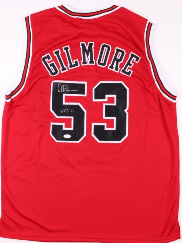 Artis Gilmore Autographed Signed Chicago Bulls Jersey Inscribed "HOF 11" (Schwartz Sports) 