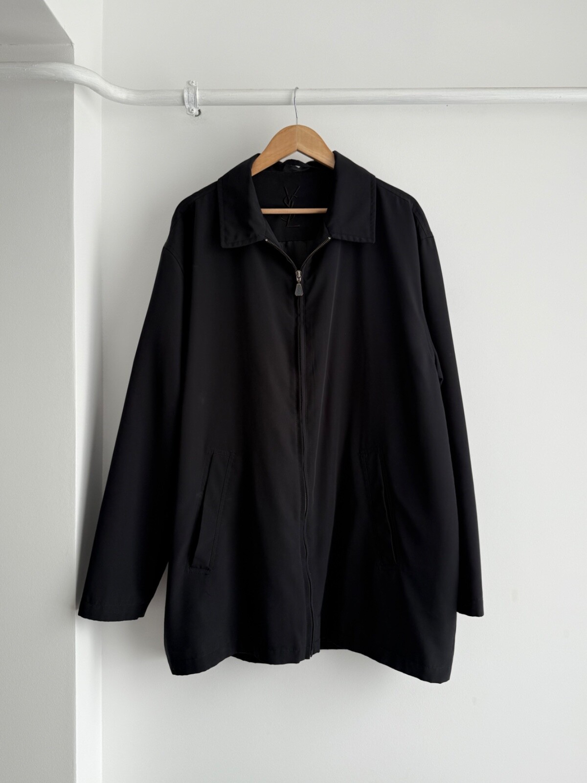 Giacca lunga vintage Yves Saint Laurent Pour Homme taglia 56