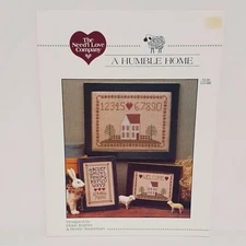 A Humble Home Cross Stitch Leaflet Diane Kramer Sampler The Need'l Love Company