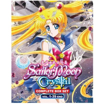 SAILOR MOON CRYSTAL SEA 1-3 ( Vol.1 - 39 END) DVD + EXTRA GIFT