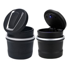 G62C Autoaschenbecher KFZ LED Aschenbecher Beleuchtung Getränkehalter Gluttöter