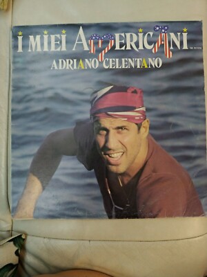 Adriano Celentano LP I Miei Americani ... Original 1984 Mint