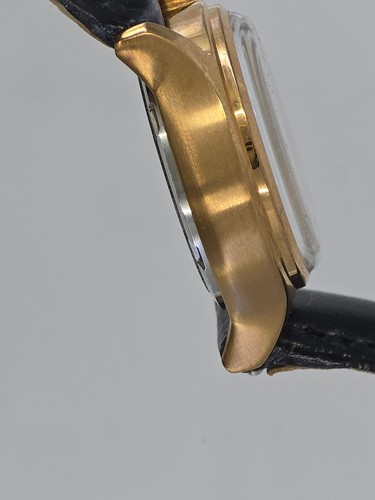 VTG FOSSIL ARCHIVAL ES3169 WHITE DIAL/DATE GOLD TONE LEATHER BAND WATCH *WORKING - Picture 6 of 16