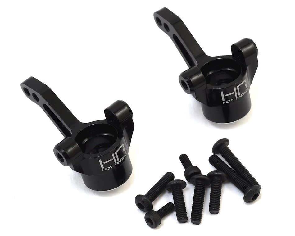 HRATRF2101  Black Aluminum 4-Tec 2.0 Steering Block (2)