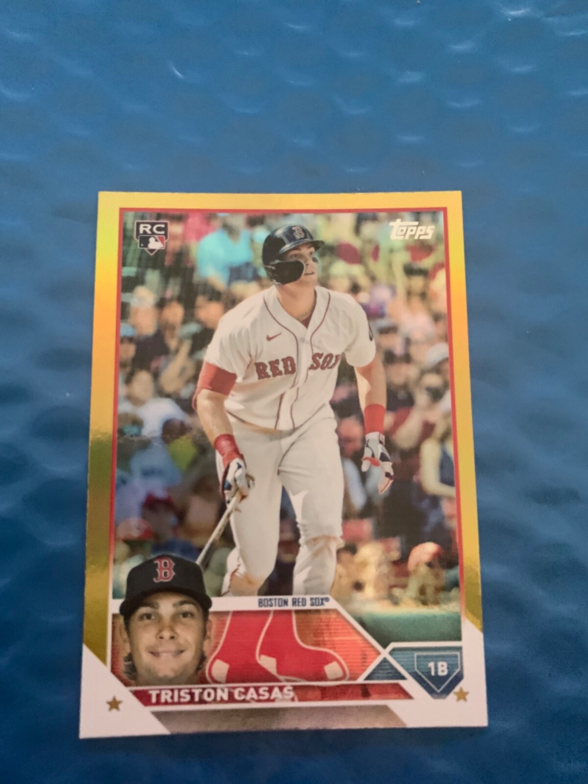 2023 Topps Series 1 Triston Casas Rookie Gold Foil #92 Boston Red Sox