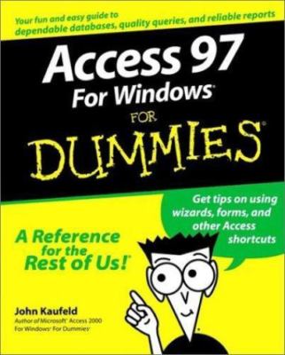 Access 97 for Windows For Dumm - VERY GOOD