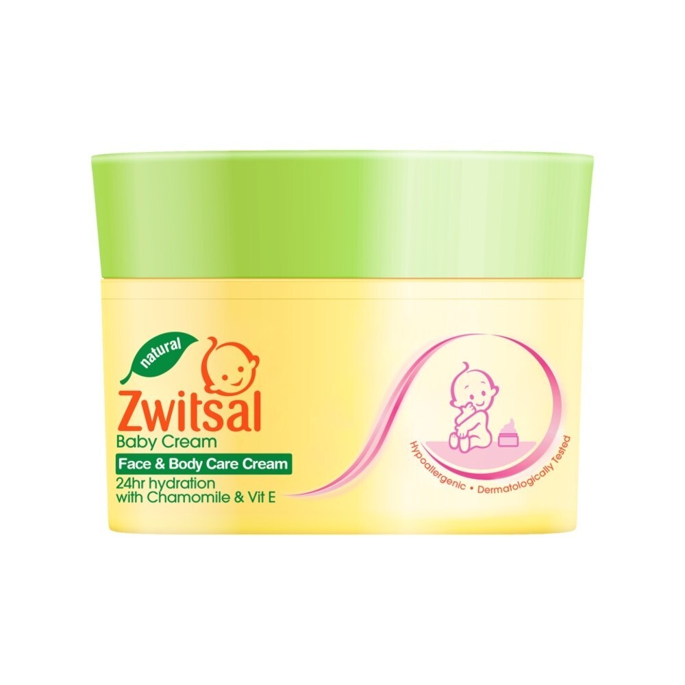 Zwitsal Baby Cream, Face ＆ Body Care Cream, 50 g（Pack of 1）