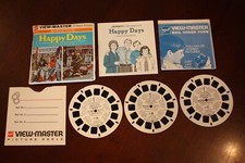 VINTAGE GAF VIEW-MASTER HAPPY DAYS TELEVISION SERIES B586 3 REELS PACKET