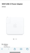 Apple 96W USB-C Power Adapter - MX0J2AM/A