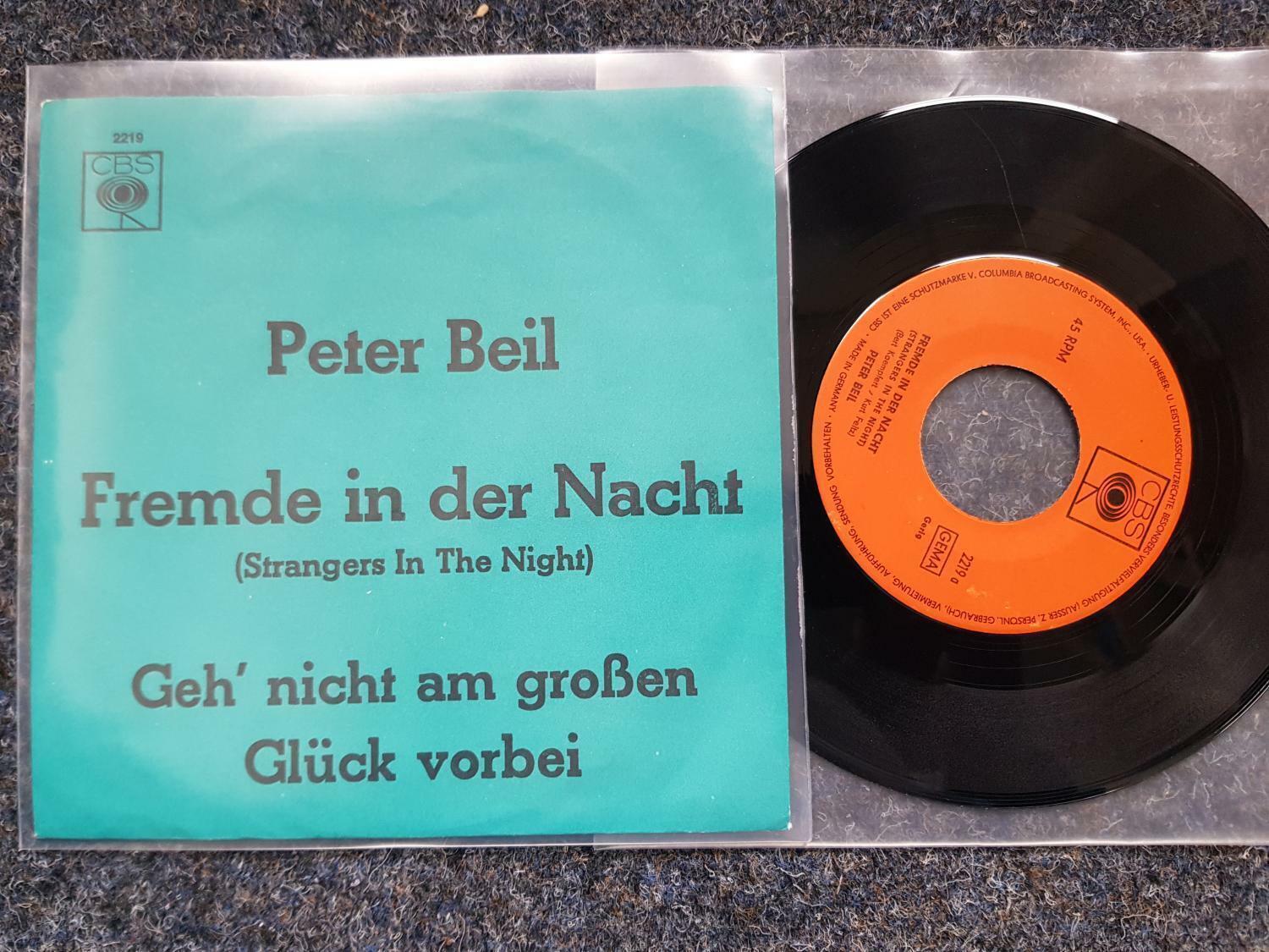 7"" Single Vinyl Peter Beil - Fremde in der Nacht