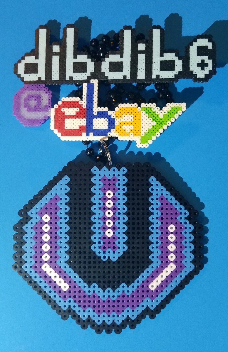 Ultra Music Festival Kandi Perler Necklace Rave EDC PLUR Miami