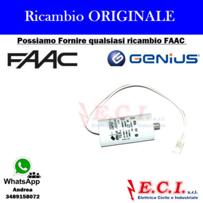 FAAC Original 760025 Condenseur 741 Blizzard Falcon Milord 12,5 Goupille