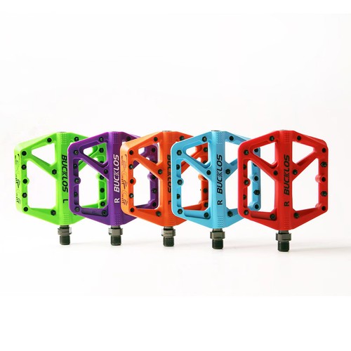 MTB Platform Pedals Bicycle Bearing Pedal Road/Mountain Bike Flat Pedal 9/16" US - Picture 11 of 64