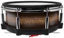 Wrap for Roland vDrum Shell PD140 Exotic Wood Pommele Sapele Burst Dark Mocha