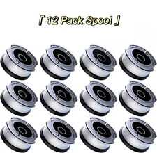 12 PK F-100 Weed Eater Spool Compatible with Black+Decker, 30ft 0.065" Autofeed