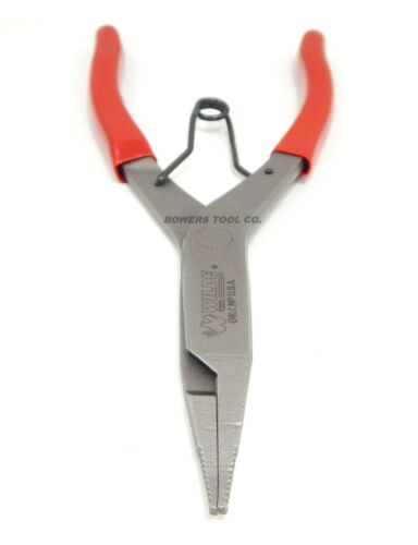 Wilde 9" Straight Lock Ring Pliers Snap Retaining Ring Satin Finish Made in USA - Picture 4 of 4