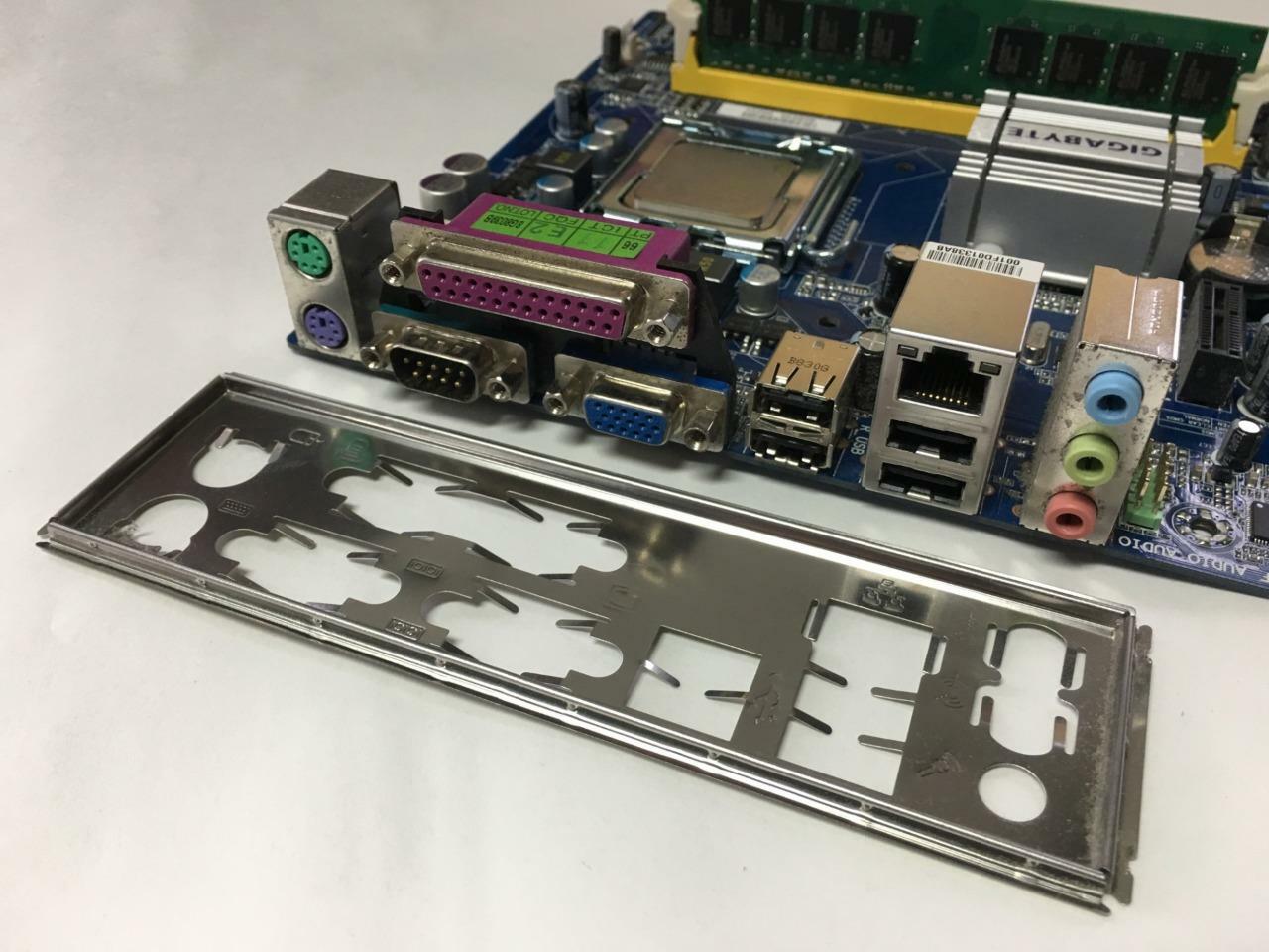 MOTHERBOARD GIGABYTE GAG31MS2L + C2D E7300 2.66GHZ + 2GB RAM DDR2 + I