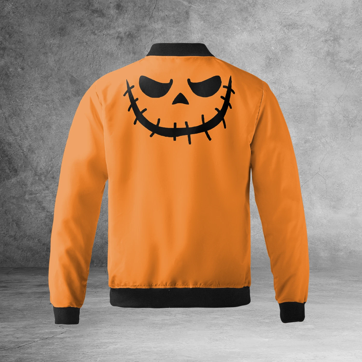 Bowling Ball Bowler Jack O Lantern Pumpkin Costume Jack Skellington Face Jacket