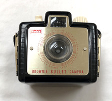 Kodak Brownie Bullet Camera Untested Vintage Brownish Black Mid Century