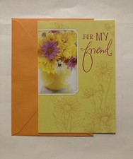 Happy Birthday For My Friend Special Friends 5 x7 Hallmark Greeting Card