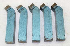 5x HM - Dłuto tokarskie Obrotowa stal Toczenie - 32 mm - Zagięte - prawe - P20 - NOWE