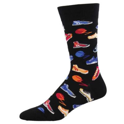  Socksmith Herrensocken Neuheit Baumwolle Crew klassische Schuhe lustig schwarz UK 9-12