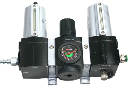 ARO Air Regulator Filter Lubricator Assembly 85 cfm 250 psi Max 5 micron 3/8 NPT - Picture 2 of 2