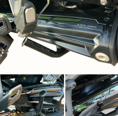 Aufkleber 3D Kompatibel mit Triumph Tiger 1200 2011-2020 Grun Vorderradgabel