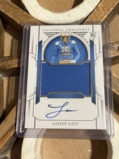 2024 National Treasures Collegiate LAIATU LATU Jersey Autograph Auto RC /99 RPA