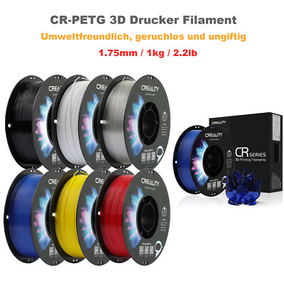 Creality CR PETG 3D-Drucker Filaments 1KG / 1.75mm Geruchlos Und Ungiftig