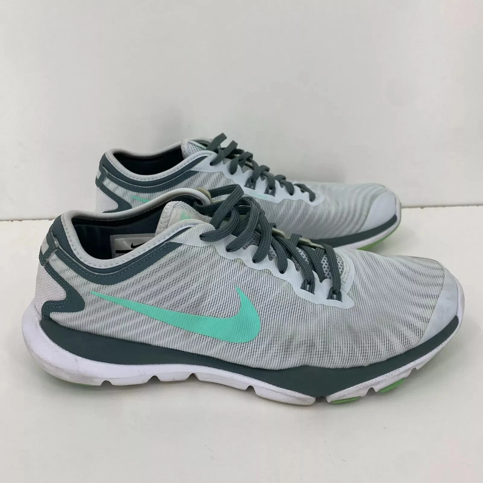 Chaussures de course Nike Flex Supreme TR 4 pour femme 8 vert blanc baskets 819026 403