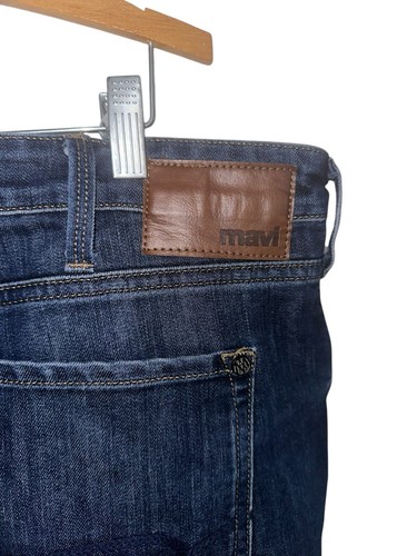 Mavi Matt Relaxed Straight Leg Mens Dark Jeans Size 40x30 Made In Turkey Classic - Bild 3 von 8