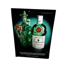 1982 Tanqueray English Gin Original Print Ad vintage 80s