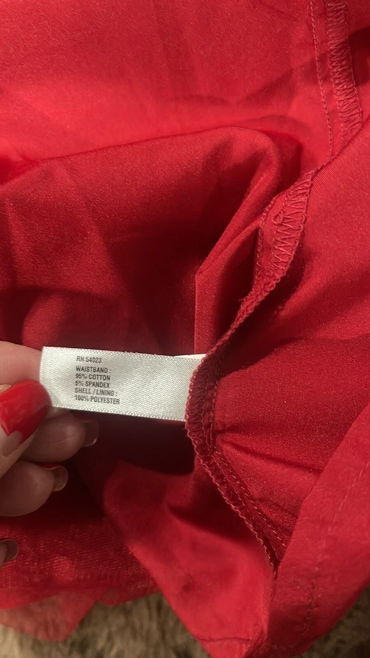 Gap Niños Niñas Talla 14-16 Rojo TUL FALDA EN CAPAS CINTURA ELÁSTICA EN CASCADA Foto 4 de 4
