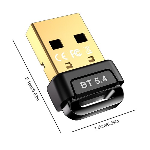 BT 5.4 Adapter USB BT 5.3 Dongle for PC Mouse Keyboard Headphones Speakers - Zdjęcie 6 z 6