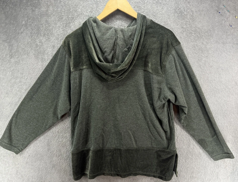 Moda Bug Para Mujer Verde Sudadera Pullover con Capucha Talla M Súper Cómoda Cálida Foto 4 de 4