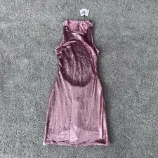 NWT True Decadence Pink Sequin Open Back Fitted Party Formal Dress Women’s US 10