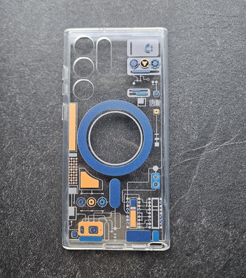 Spigen Ultra Hybrid MagFit Hülle Samsung Galaxy S22 Ultra transparent