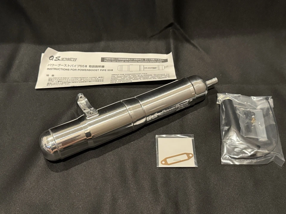 O.S. PowerBoost Pipe II 50/55 Helicopter OSM72147000 Made in Japan - Image 2 of 4