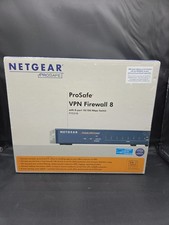 New Sealed Netgear ProSafe FVS318 VPN Firewall 8 Port 10/100mbps Switch