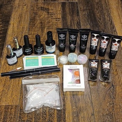 Morovan Modelones Poly Nail Gel Kit UV/LED Cured Multicolor Manicure Set
