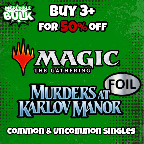 Magic: The Gathering - Foil Singles - Murders at Karlov Manor (MKM) - C/UC MTG