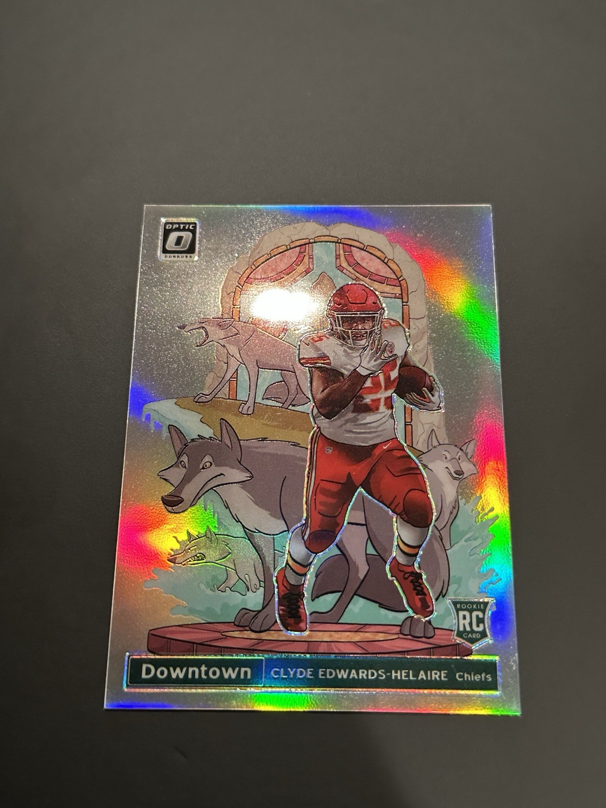 2020 Panini Donruss Optic - Downtown Clyde Edwards-Helaire #DT-35 (RC)