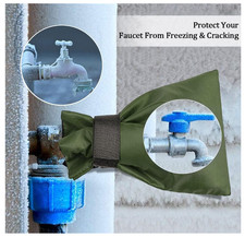 2 Pack Outside Tap Cover, Green 15cm x 22cm