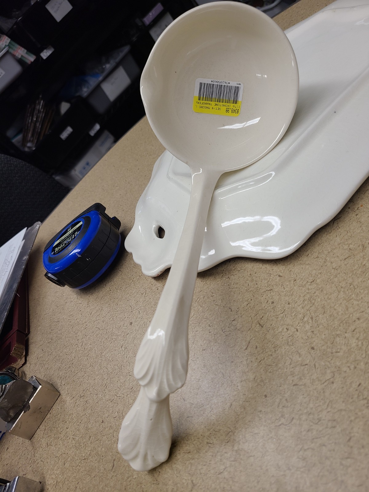 Mason's Red Vista Covered Platter & Ladle