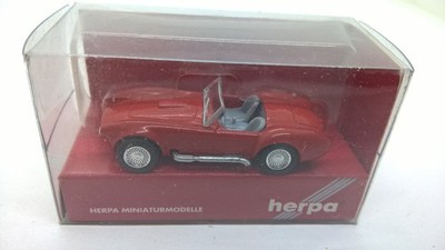 Herpa 021975 Shelby AC Cobra Roadster rot innen grau V8 in OVP (77)