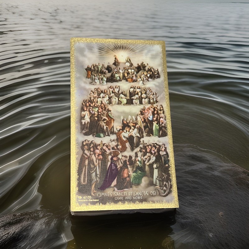 New Non Laminated Holy Card A Surprise In Heaven Catholic Poem