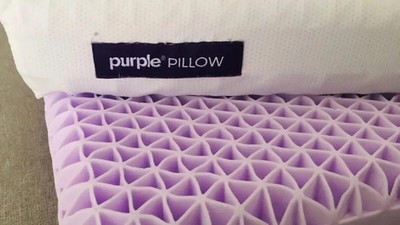 Original Purple Pillow - GelFlex Grid Pillow, White, Standard Size